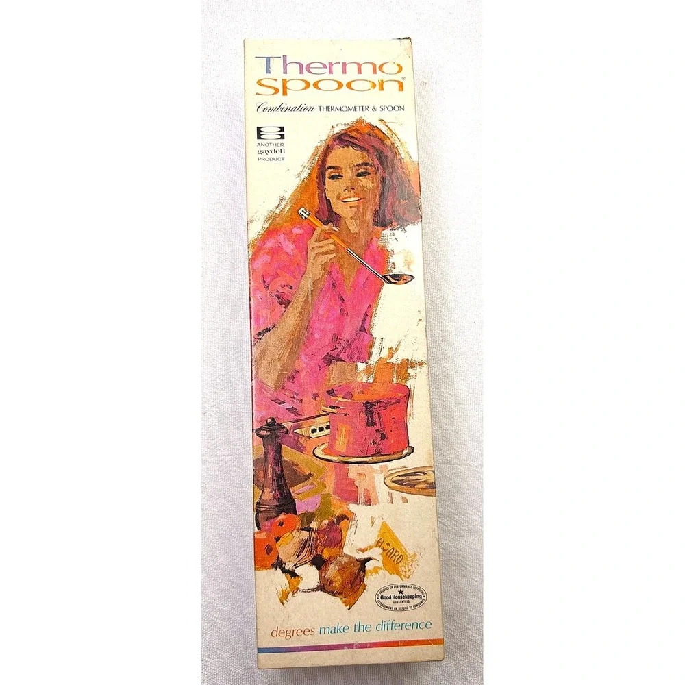 Gaydell Thermo Spoon MCM Orange NEW NOS 1965 Luigi Di Benedetto Model 305
